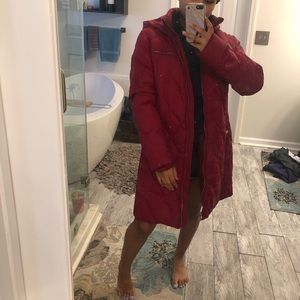 Michael kors long puffer coat